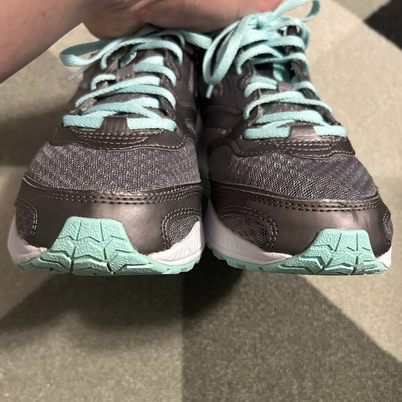 Saucony Versa Foam Cohesion 12 Gray/Seafoam Running Sneakers Women's 8W - Picture 3 of 12